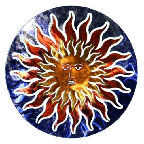Next Innovations Sun Face Refraxions 3D Wall Art, Blue and Red
