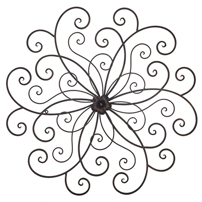 Home's Art Bronze Flower Urban Design Metal Wall Decor for Nature Home Art Decoration & Kitchen Gifts? by Home's Art